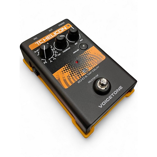 Used TC Helicon Voicetone E1 Echo and Delay Effect Pedal