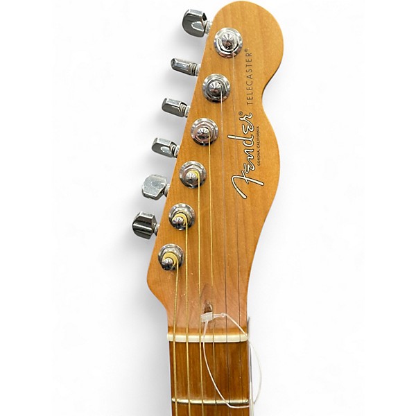 Used Fender American Acoustasonic Telecaster Black Acoustic Electric Guitar