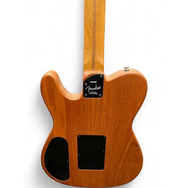 Used Fender American Acoustasonic Telecaster Black Acoustic Electric Guitar