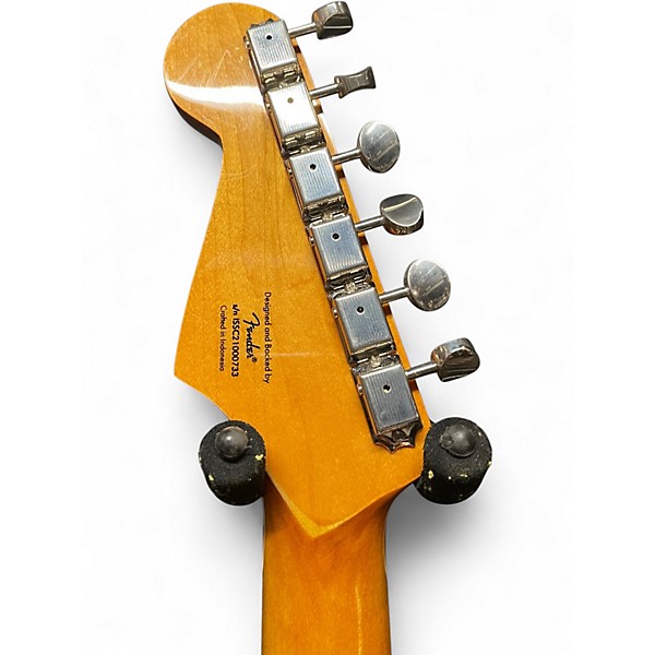 Used Squier Classic Vibe 1950S Stratocaster 3 Color Sunburst Solid Body Electric Guitar