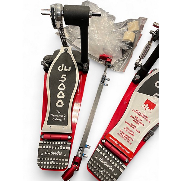 Used DW 5000 Series TD4 Turbo Drive Double Double Bass Drum Pedal