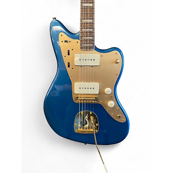 Used Squier 40th Anniversary Jazzmaster Blue Solid Body Electric Guitar