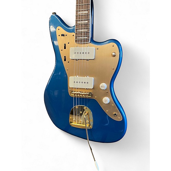 Used Squier 40th Anniversary Jazzmaster Blue Solid Body Electric Guitar