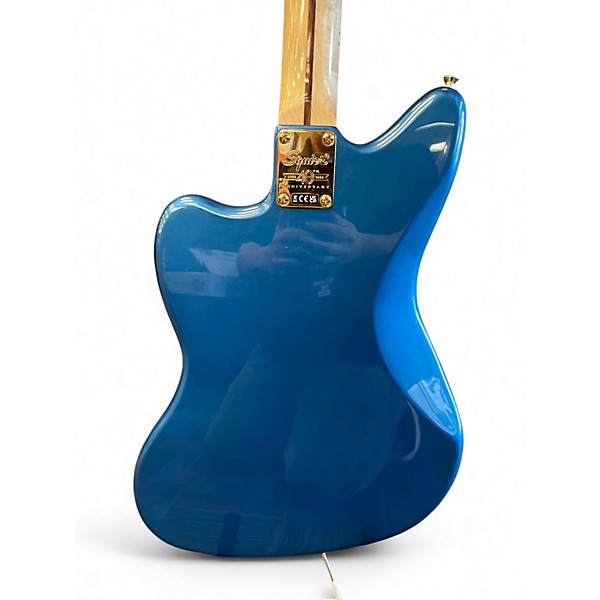 Used Squier 40th Anniversary Jazzmaster Blue Solid Body Electric Guitar