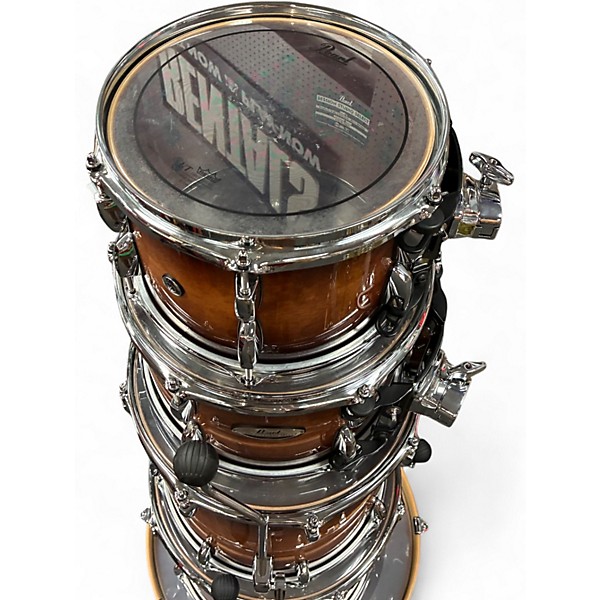 Used Pearl 5 Piece Session Studio Classic barnyeard brown burst Drum Kit