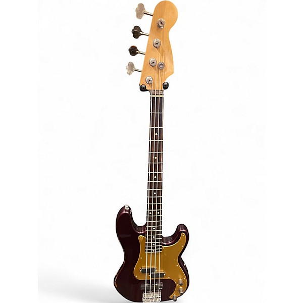 Used Parts Bass PJ Style Candy Cola Electric Bass Guitar