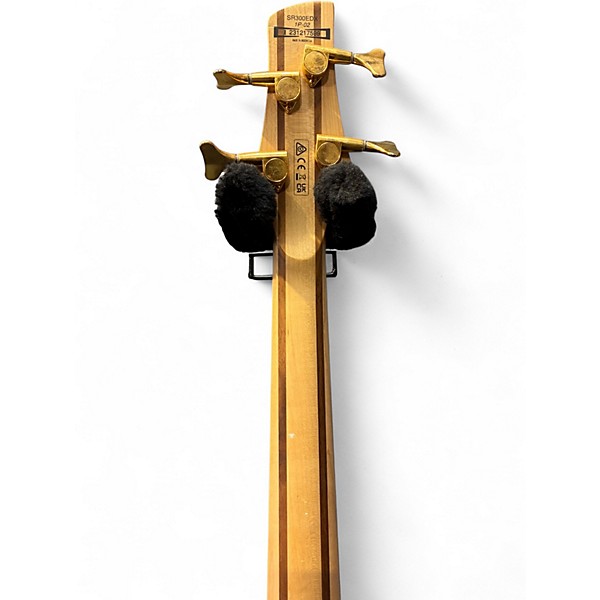 Used Ibanez SR300EDX Black Ice Electric Bass Guitar