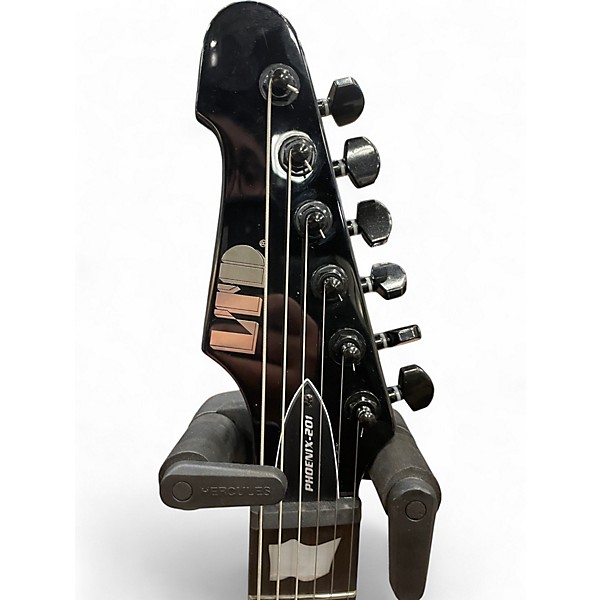 Used ESP LTD Phoenix 200 Black Solid Body Electric Guitar