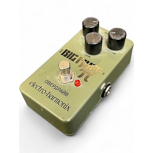 Used Electro-Harmonix Green Russian Big Muff Pi Fuzz Effect Pedal