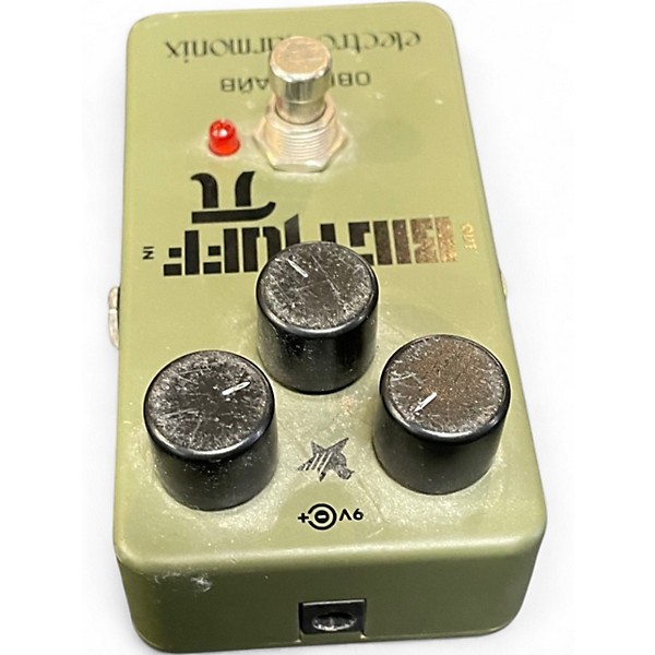 Used Electro-Harmonix Green Russian Big Muff Pi Fuzz Effect Pedal