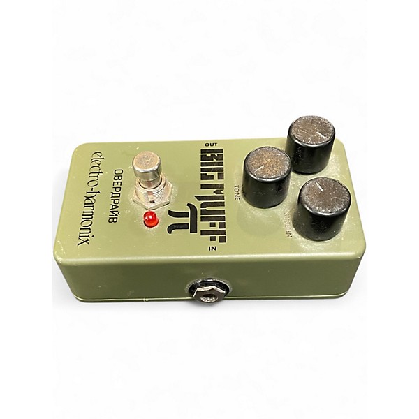 Used Electro-Harmonix Green Russian Big Muff Pi Fuzz Effect Pedal