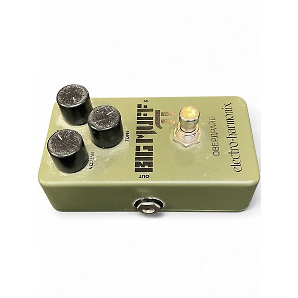 Used Electro-Harmonix Green Russian Big Muff Pi Fuzz Effect Pedal