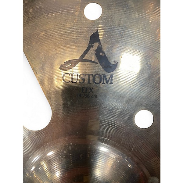 Used Zildjian 14in A Custom EFX Crash Cymbal