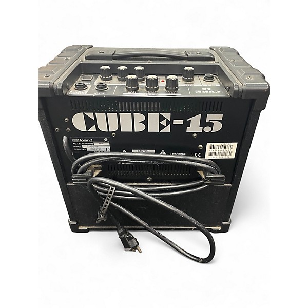 Used Roland Cube 15X 1X8 15W Guitar Combo Amp