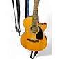 Used Fender GC140SCE Grand Concert Natural Acoustic Electric Guitar