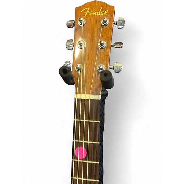 Used Fender GC140SCE Grand Concert Natural Acoustic Electric Guitar