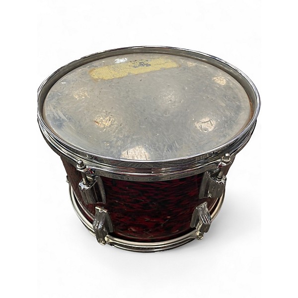 Vintage 1960s Rogers 4 Piece drums Red Drum Kit