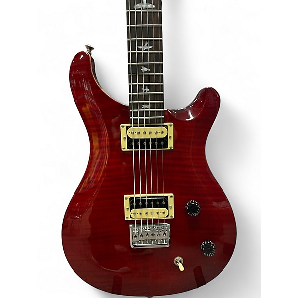 Used PRS SE 277 Crimson Red Trans Baritone Guitars