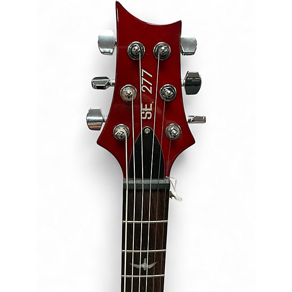 Used PRS SE 277 Crimson Red Trans Baritone Guitars