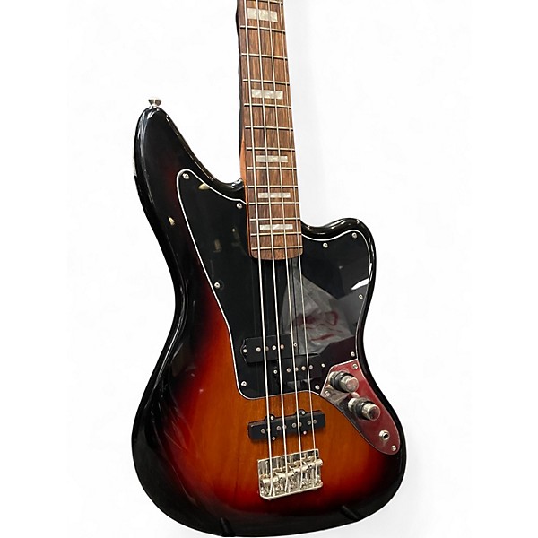 Used Squier Classic Vibe Jaguar Bass Sunburst Electric Bass Guitar