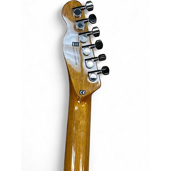 Used Fender Special Edition Custom Telecaster FMT HH Amber Solid Body Electric Guitar