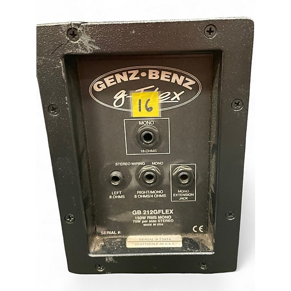 Used Genz Benz GB212GFLEX Guitar Cabinet