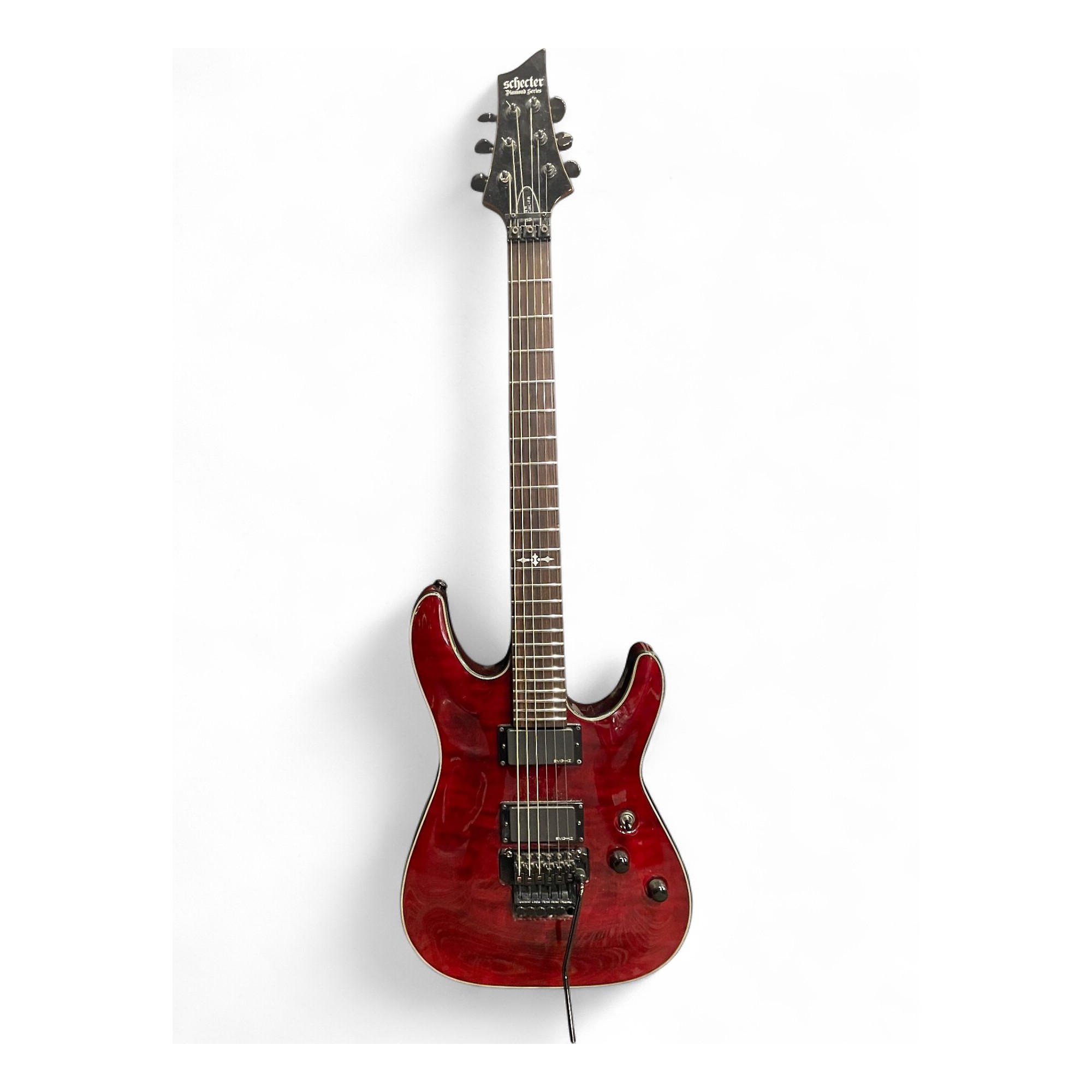 Used Schecter Guitar Research Damien Special Floyd Rose BLOOD RED