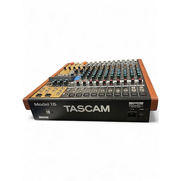 Used TASCAM MODEL 16 Powered Mixer