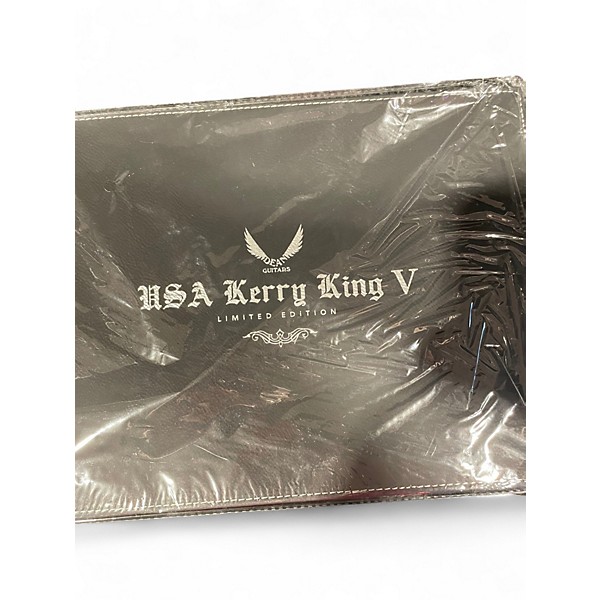 Used Dean USA KERRY KING V Black Solid Body Electric Guitar