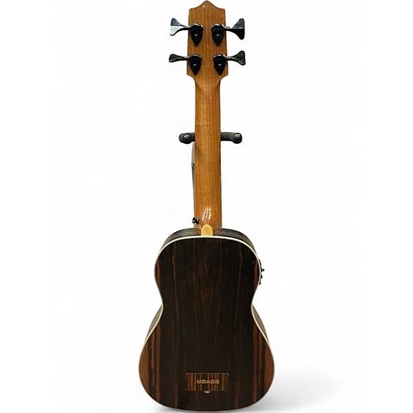 Used Kala Striped Ebony UBass Ebony Acoustic Bass Guitar
