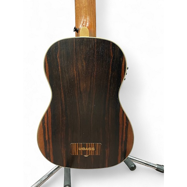 Used Kala Striped Ebony UBass Ebony Acoustic Bass Guitar