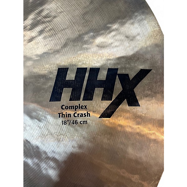 Used SABIAN 18in HHX Crash Cymbal