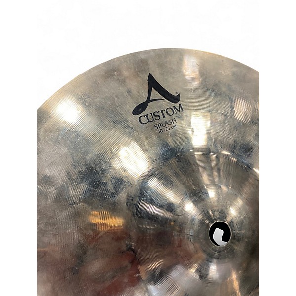 Used Zildjian 10in A Custom Splash Cymbal