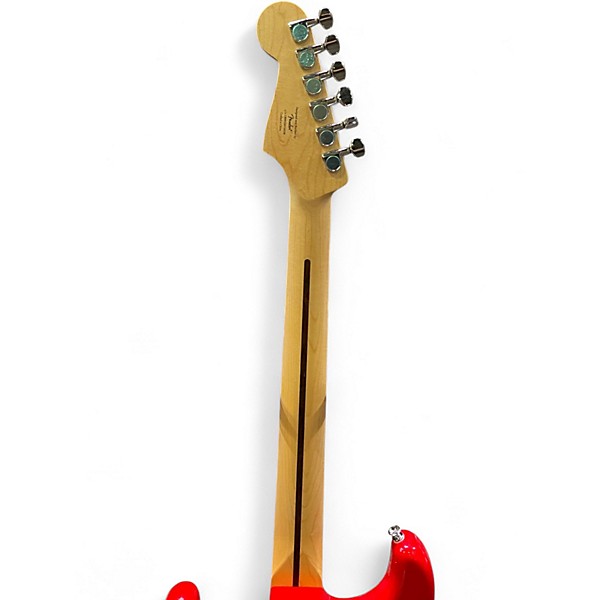 Used Squier Sonic Stratocaster Torino Red Solid Body Electric Guitar