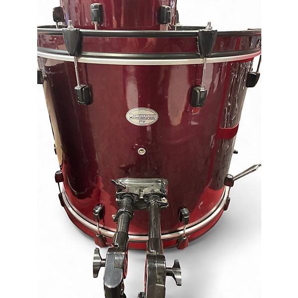 Used Pearl 5 Piece Soundcheck red Drum Kit