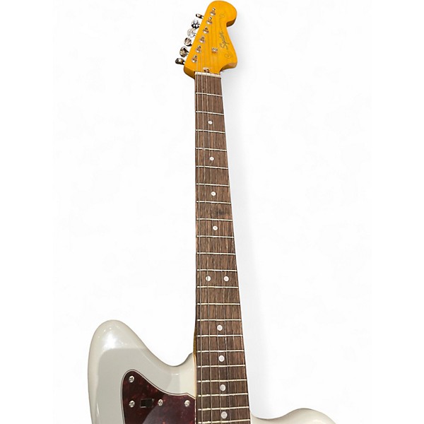 Used Squier Contemporary  Jazzmaster Olympic White Solid Body Electric Guitar