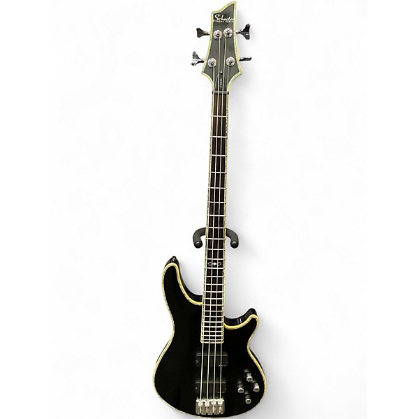 Used Schecter Guitar Research DIAMOND SERIES C4 ELITE Black Electric Bass Guitar