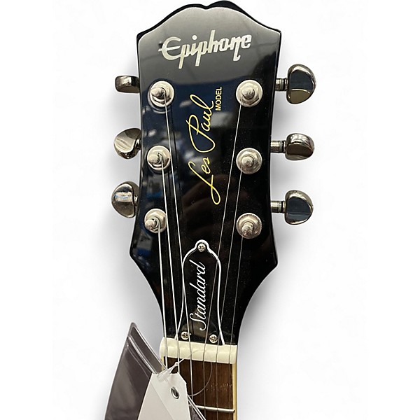 Used Epiphone Les Paul Standard Black Solid Body Electric Guitar