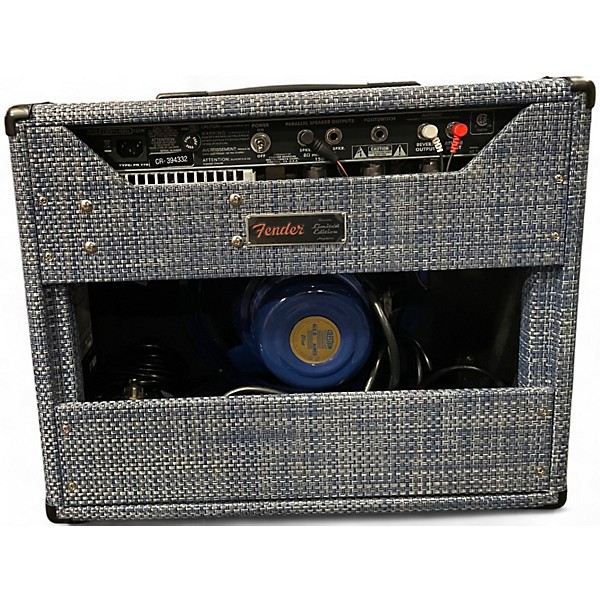 Used Fender  Limited Edition Princeton® Reverb - Chilewich® Denim Tube Guitar Combo Amp