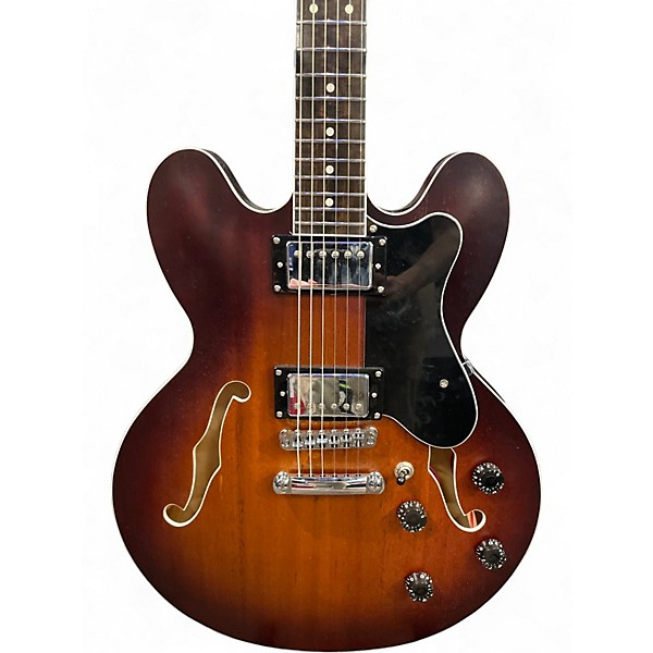 Used Eart SEMI HOLLOW 2 Color Sunburst Acoustic Electric Guitar