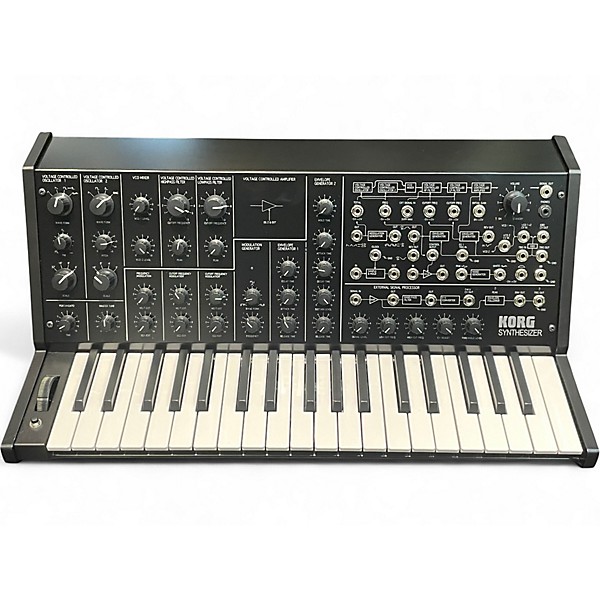 Used KORG MS20 Mini Semi-Modular 37 Key Analog Synthesizer