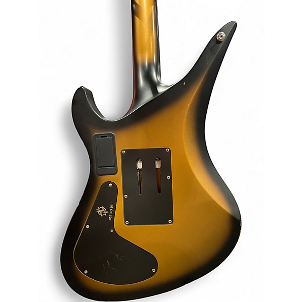 Used Schecter Guitar Research Synyster Gates Signature Custom S Gold Solid Body Electric Guitar