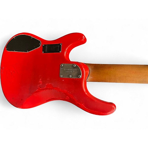 Used Ernie Ball Music Man Sterling 5 String Red Electric Bass Guitar