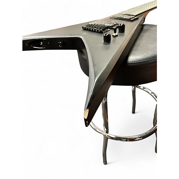 Used Jackson JS Series King V JS22-7 Black Solid Body Electric Guitar