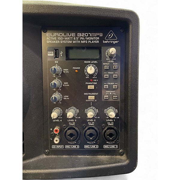 Used Behringer EUROLIVE B207MP3 Powered Speaker