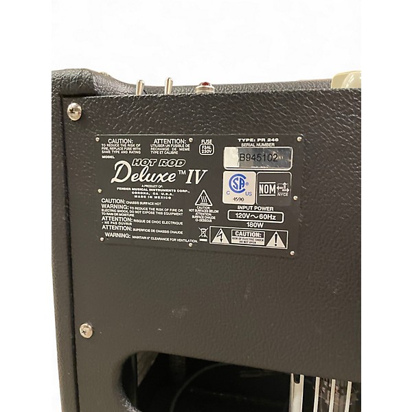 Used Fender Hot Rod Deluxe IV 40W 1x12 Tube Guitar Combo Amp