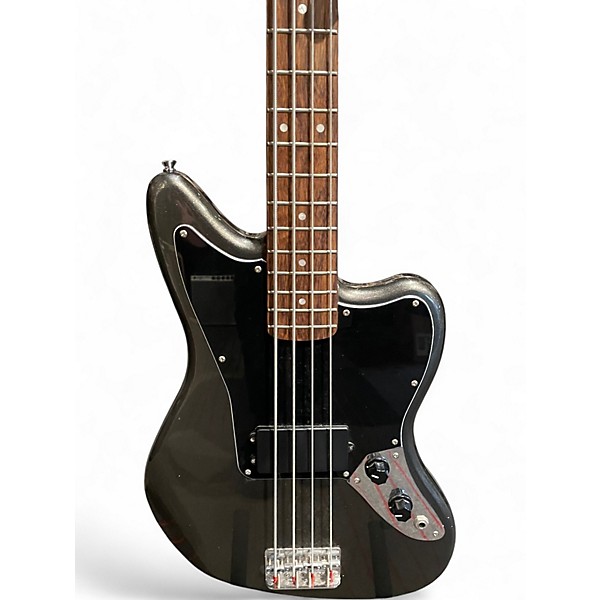 Used Squier Vintage Modified Jaguar Bass Charcoal Electric Bass Guitar