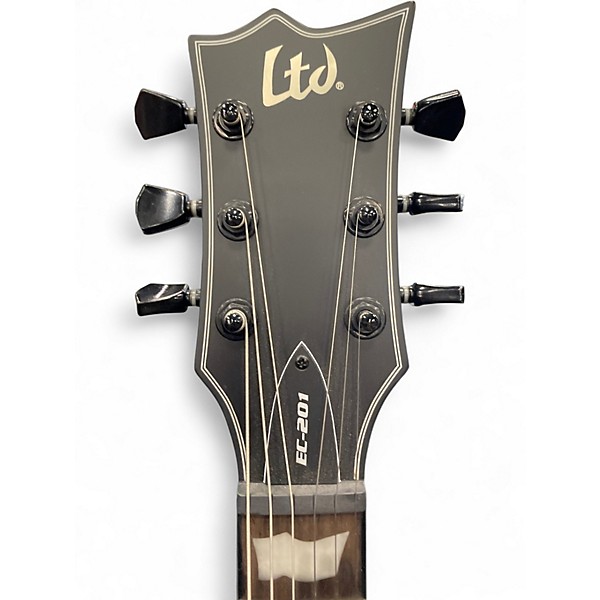 Used ESP LTD EC201 Satin Black Solid Body Electric Guitar