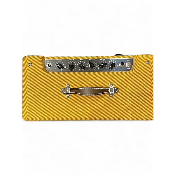 Used Fender Blues Junior Lacquered Tweed 15W 1x12 Tube Guitar Combo Amp