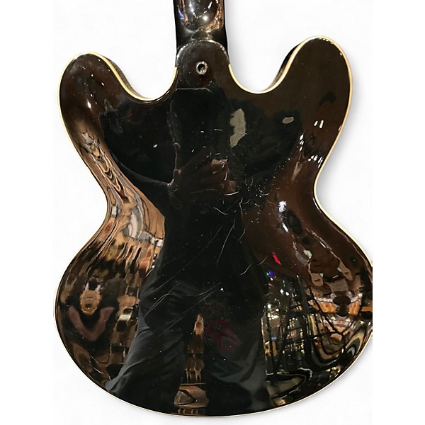 Used 2009 Gibson ES335 Black Hollow Body Electric Guitar